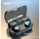 TWS NEW M10 Wireless Bluetooth Headset 5.3 Earphones Bluetooth Headphones with Mic Earbuds 3000Mah Charger Box LED Display Fone