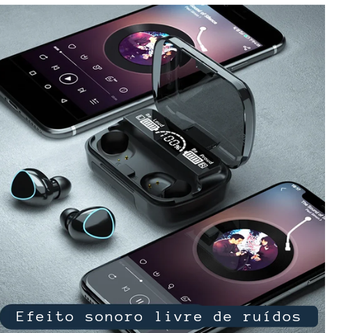 TWS NEW M10 Wireless Bluetooth Headset 5.3 Earphones Bluetooth Headphones with Mic Earbuds 3000Mah Charger Box LED Display Fone